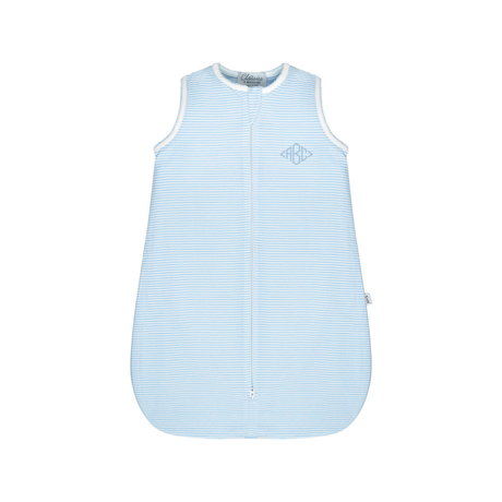 Classic Stripe Double Layer Sleep Sack in Blue