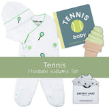 Newborn Baby Gift Set - Tennis/Green