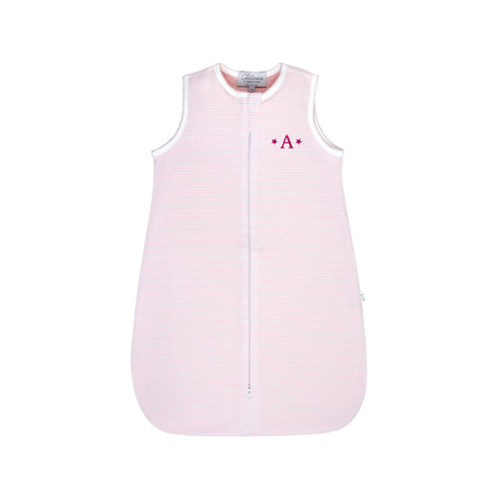 Classic Stripe Double Layer Sleep Sack in Pink