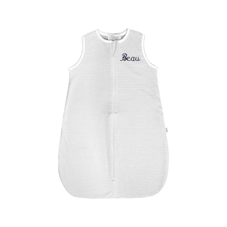 Classic Stripe Double Layer Sleep Sack in Grey