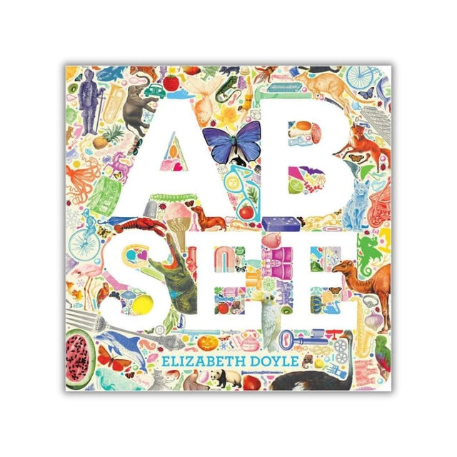 Colorful name puzzle with various images and 'ELIZABETH DOYLE' text at the bottom.