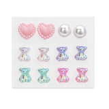 Beary Sweet Stick On Earrings