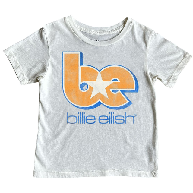 Billie Eilish Short Sleeve Tee in Vintage White