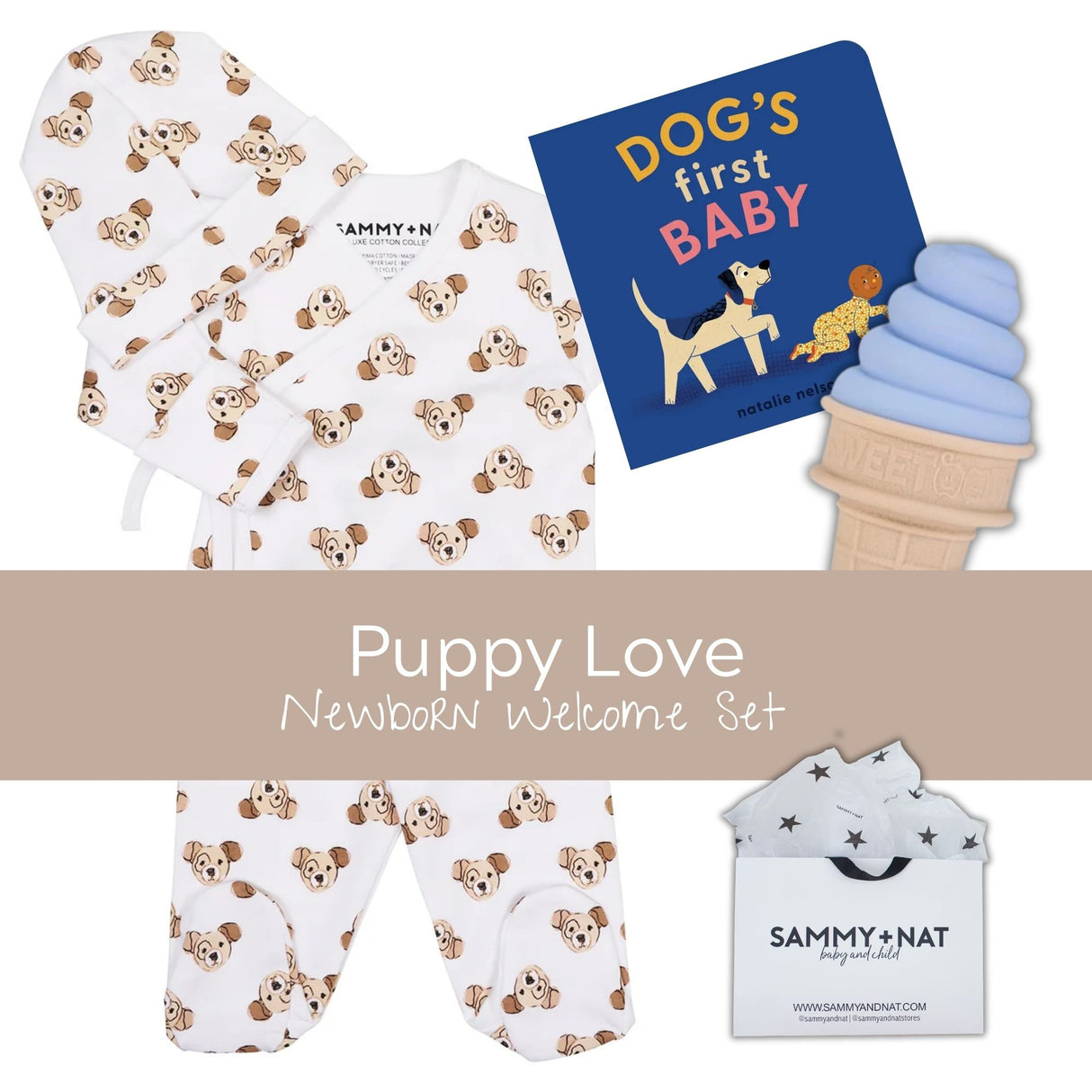 Newborn Baby Gift Set - Puppy Love