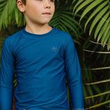 Long Sleeve Rashguard in Navy