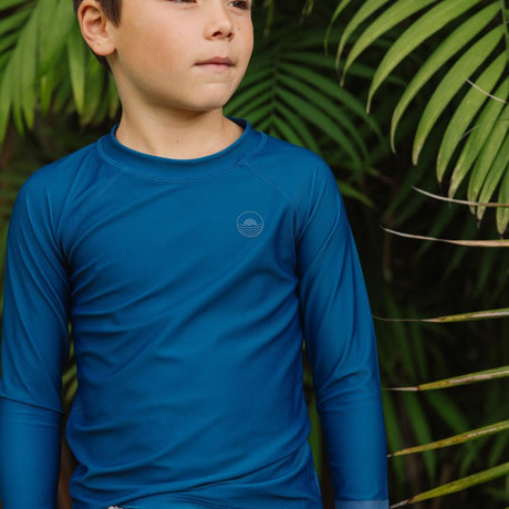 Long Sleeve Rashguard in Navy
