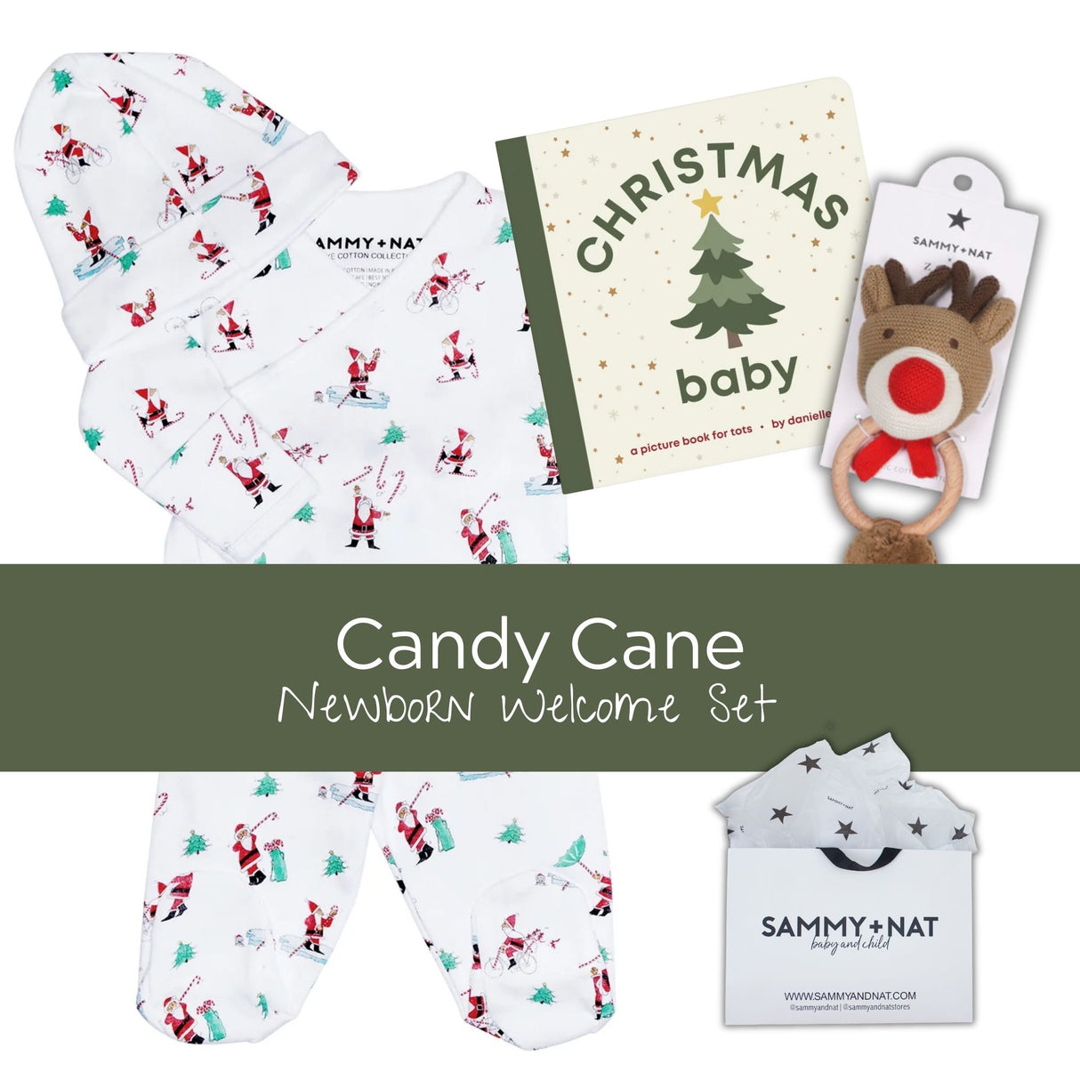 Newborn Baby Gift Set - Candy Cane Adventures