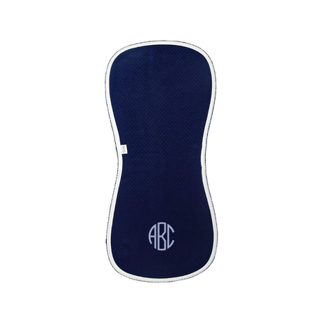 Diamond Baby Burp Cloth in Navy