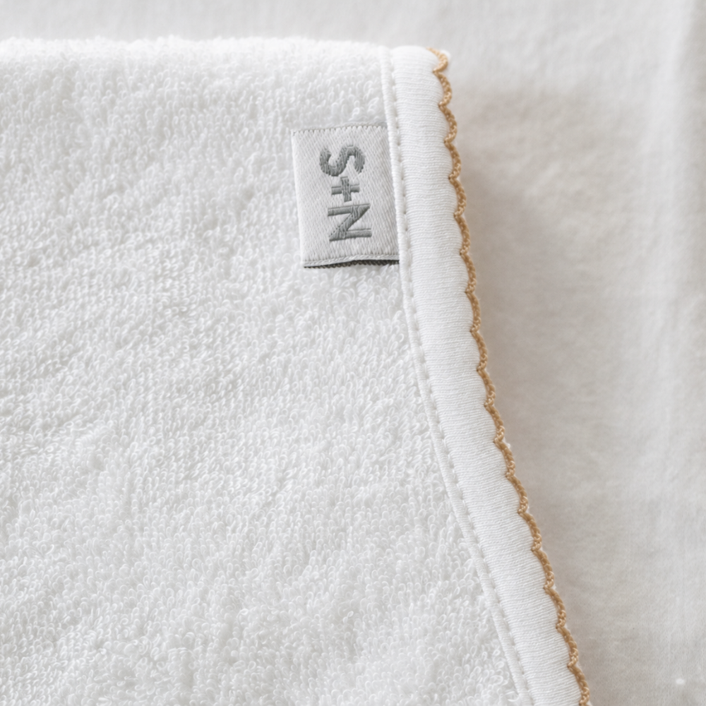 Embroidered Baby Burp Cloth in Koala in the Sky