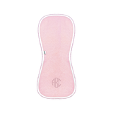 Diamond Baby Burp Cloth in Pink/Rosewood