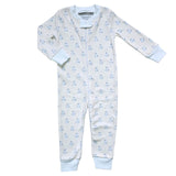 Friendly Ghost Zipper Romper