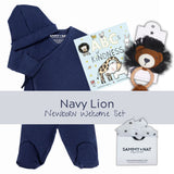 Newborn Baby Gift Set - Solid Navy