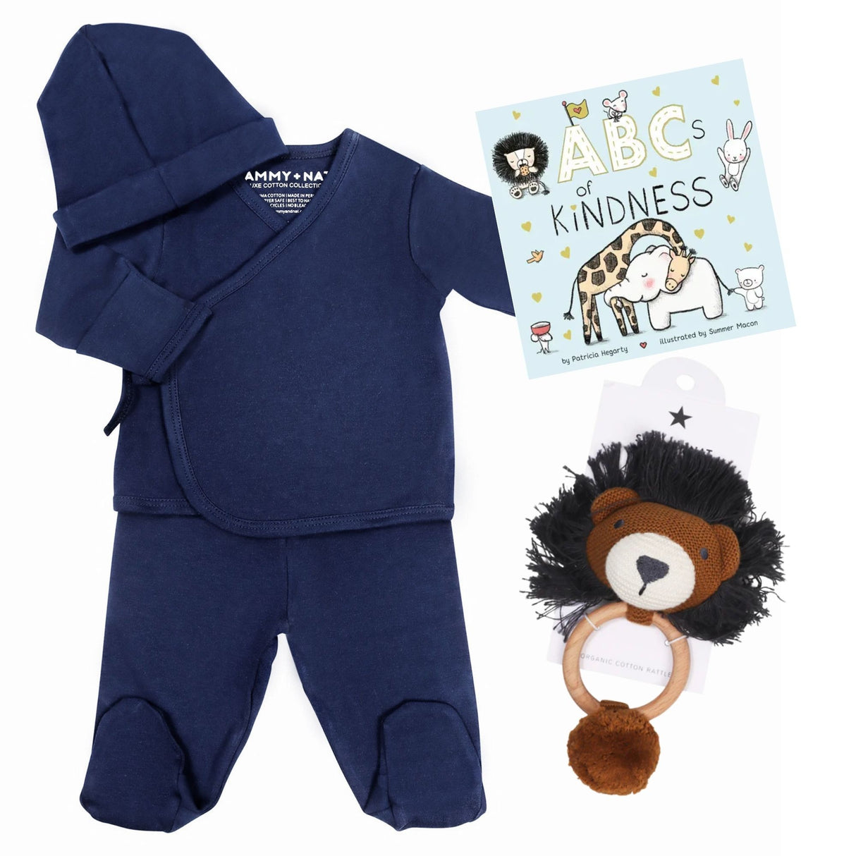 Newborn Baby Gift Set - Solid Navy