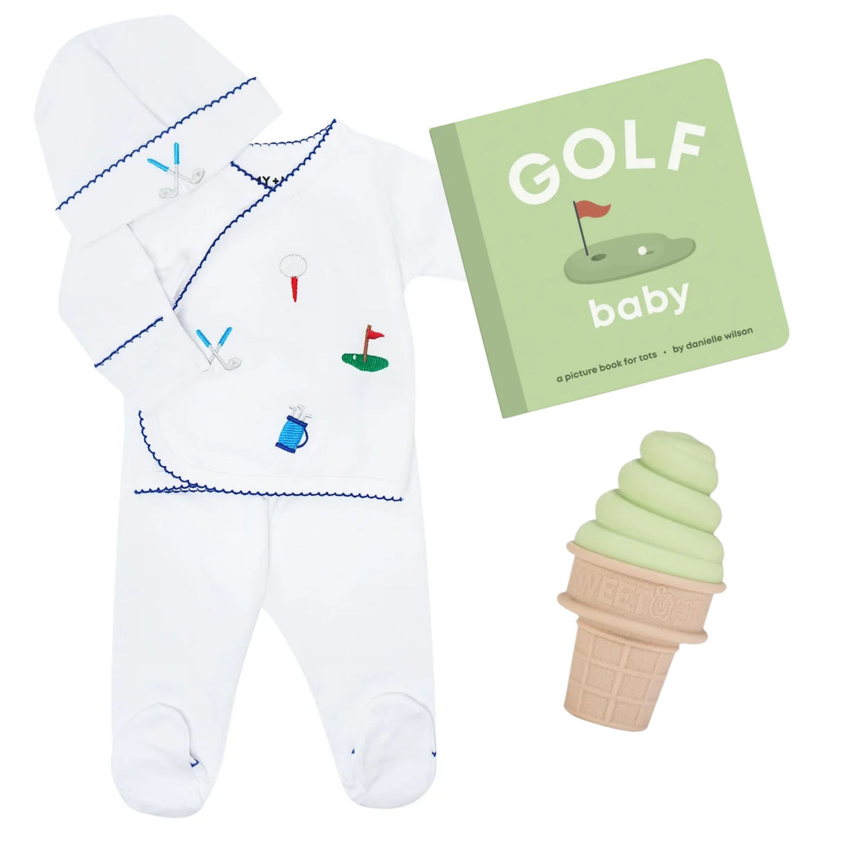 Newborn Baby Gift Set - Golf/Blue