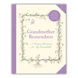 Book titled 'Grandmother Remembers' with decorative cover on a white background