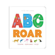 Children's book titled 'ABC Roar' with colorful letters and animal illustrations on a white background.