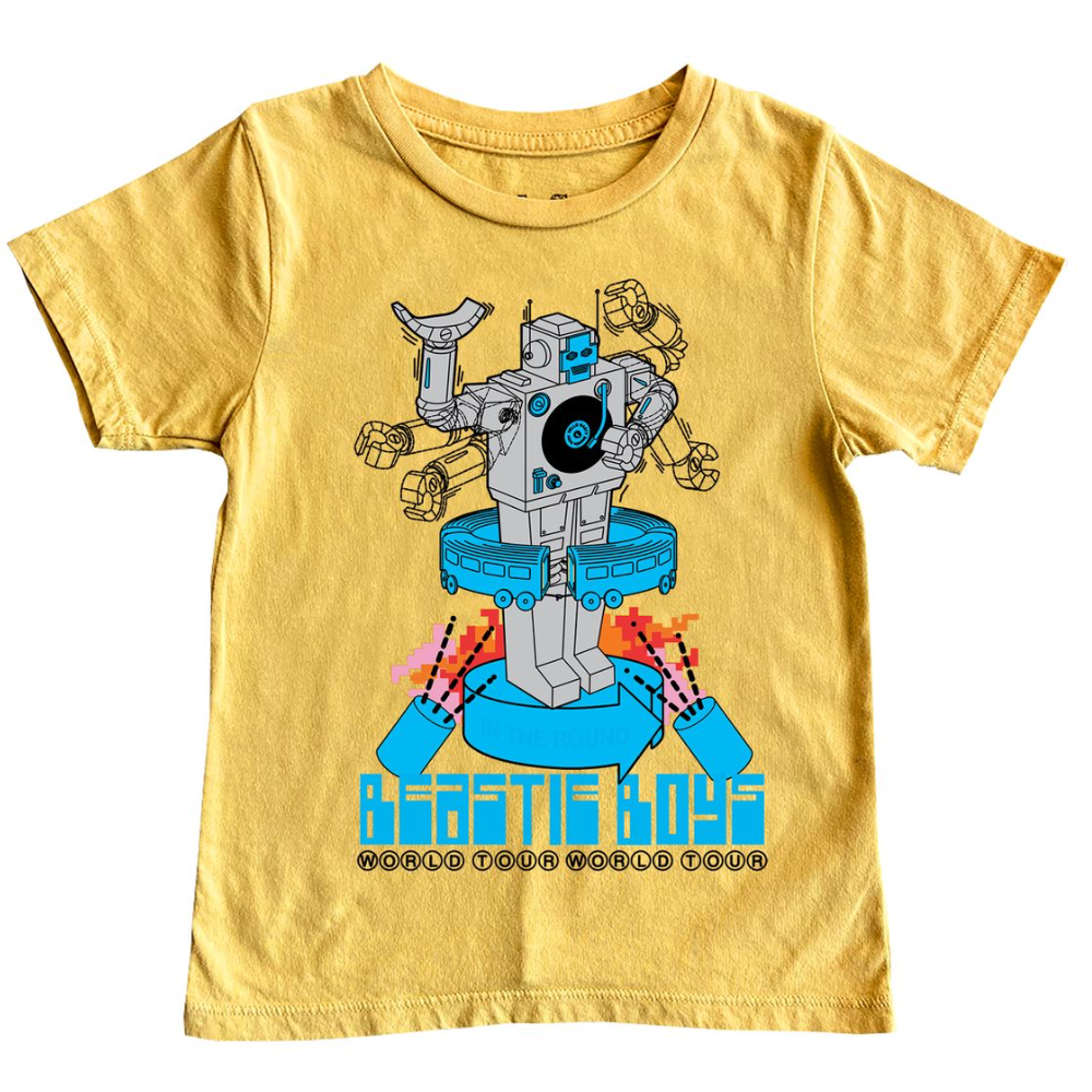 Beastie Boys Robot Short Sleeve Tee in Sunset