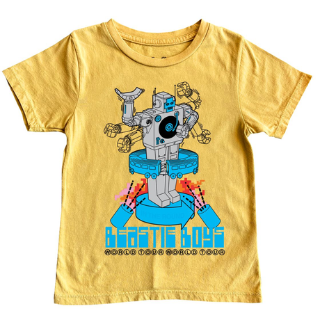 Beastie Boys Robot Short Sleeve Tee in Sunset