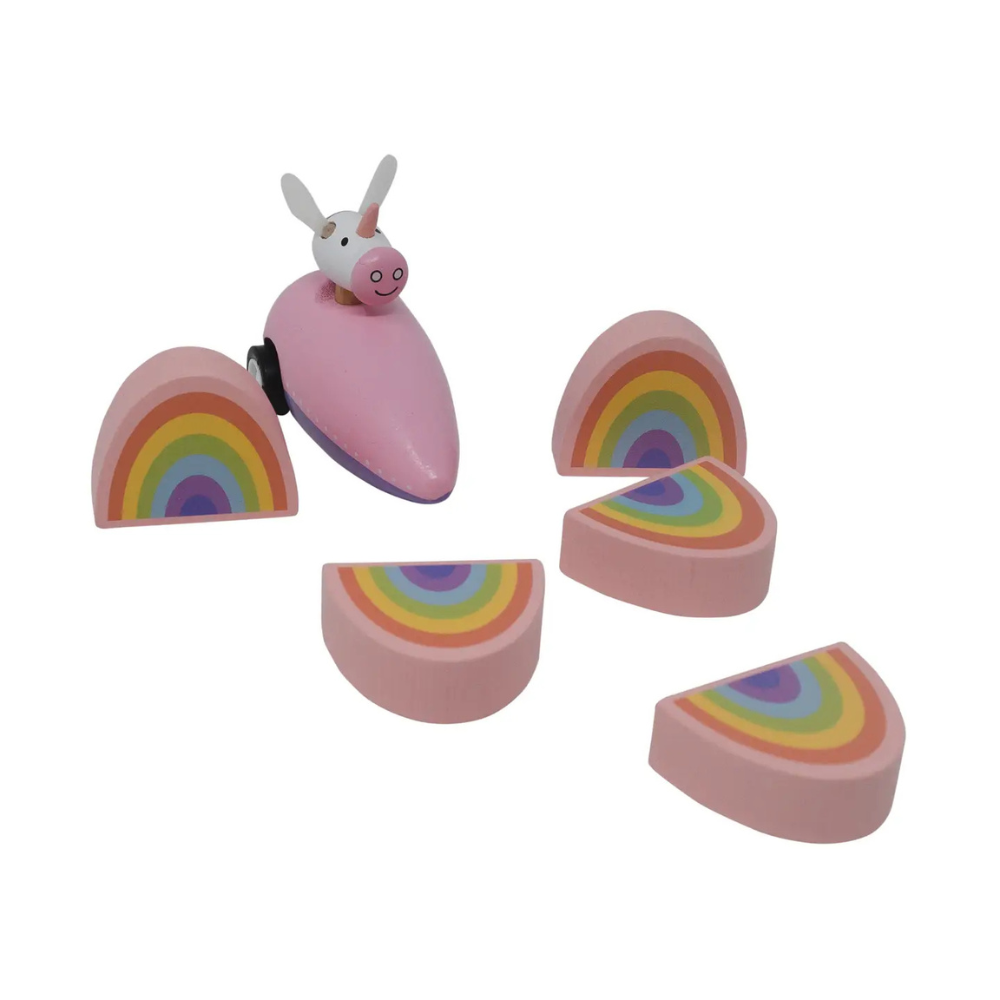 Unicorn and Rainbow Bowling Game