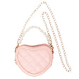 Quilted Heart Purse in Pink