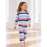 Baby Crew French Terry Sweatshirt in Candy Stripe