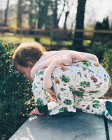 Double Zip Footed One-Piece - Bear Hunt