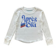 Apres Ski Thermal Tee in Vintage White