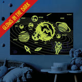 Glow in The Dark 100 Piece Galaxy Jigsaw Puzzle