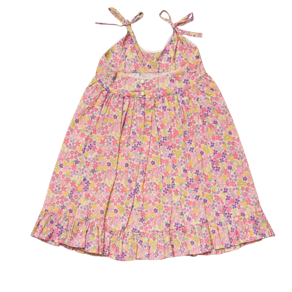 Alena Dress in Emma Floral Purple