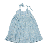 Alena Dress in Tonal Floral Blue