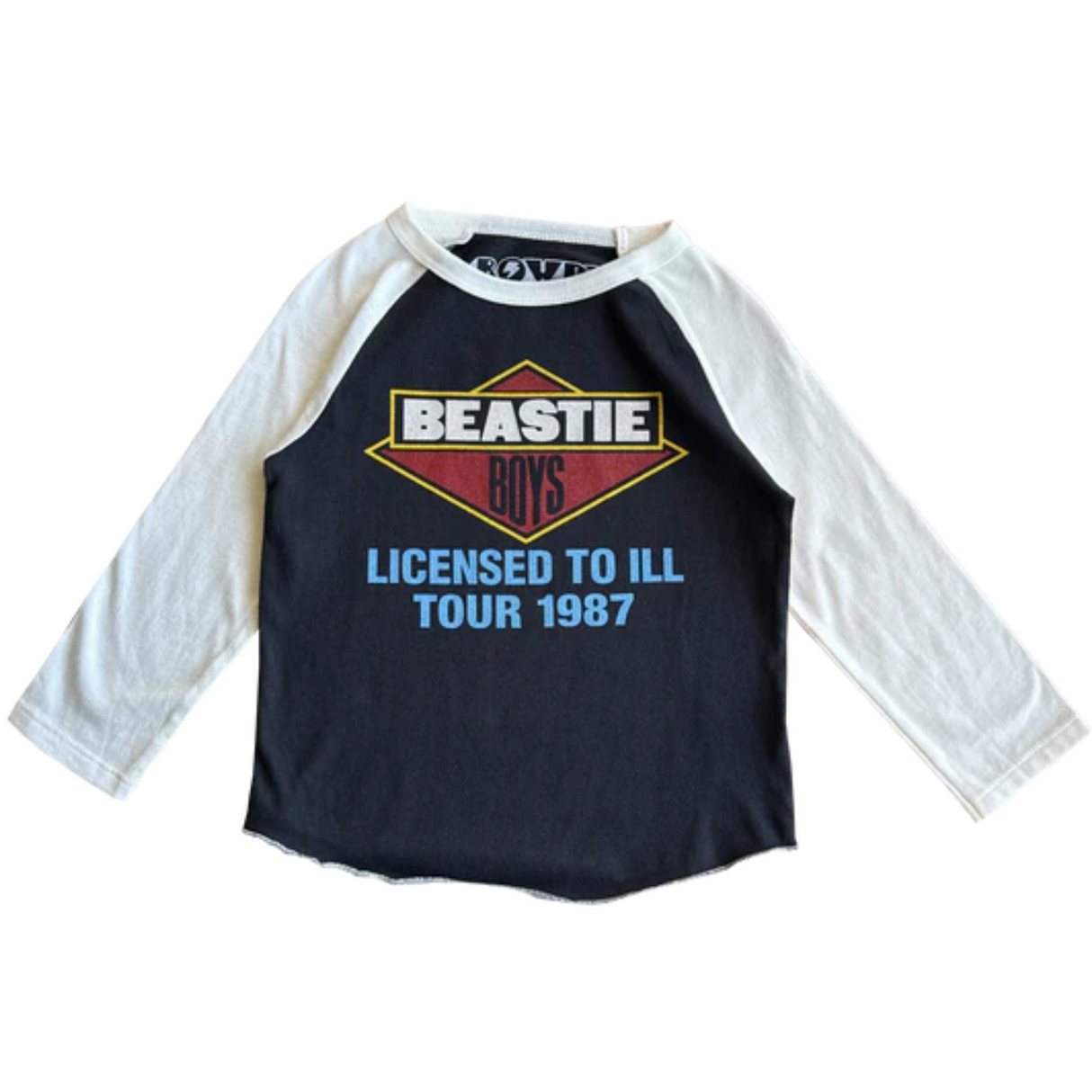 BEASTIE BOYS LICENSED TO ILL RECYCLED RAGLAN TEE