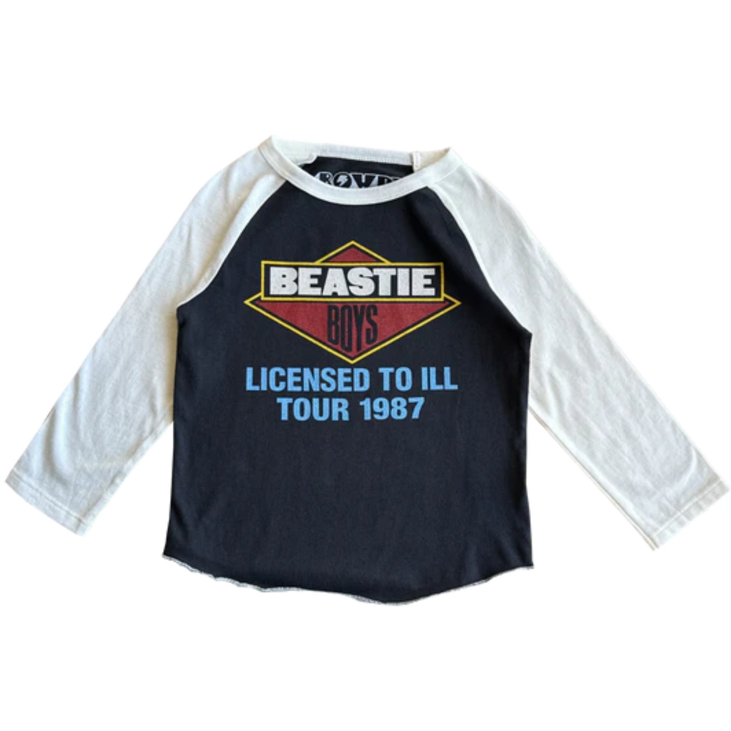 BEASTIE BOYS LICENSED TO ILL RECYCLED RAGLAN TEE