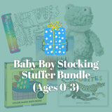 Baby Boy Stocking Stuffer Bundle - (Ages 0-3)