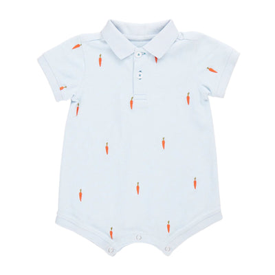 Baby Alec Jumper - Carrot Embroidery front