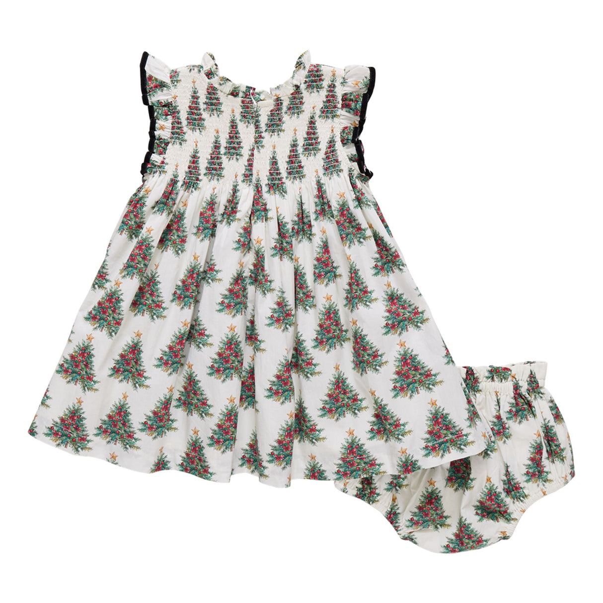Stevie Dress Set - Vintage Trees