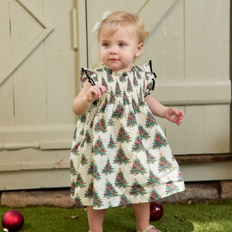 Stevie Dress Set - Vintage Trees