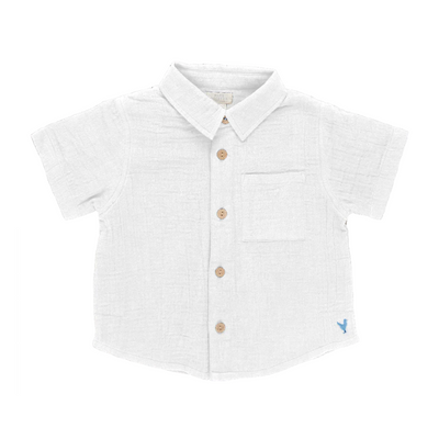 Baby Jack Shirt - Gardenia White front