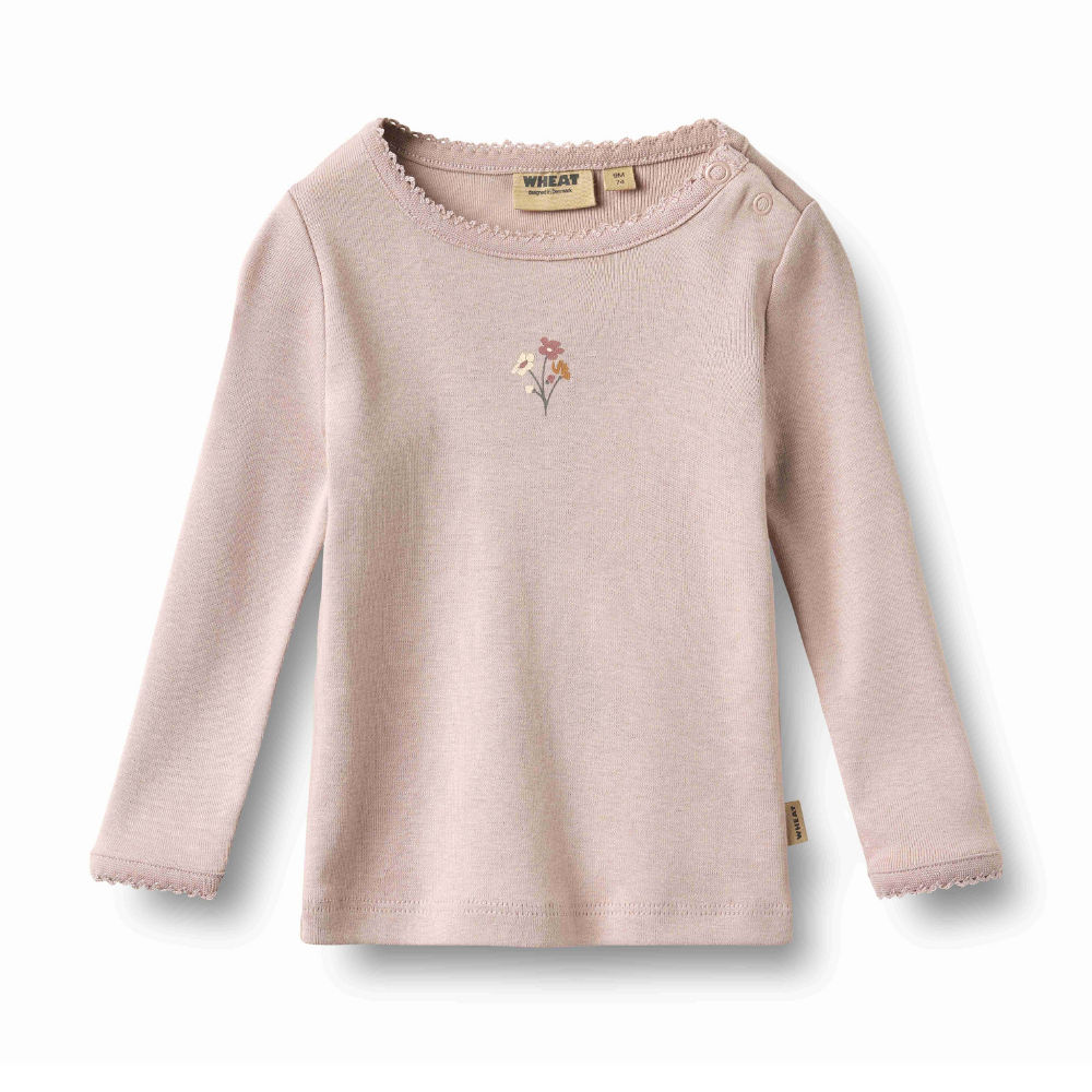 Belis Long Sleeve Shirt in Soft Lilac Print