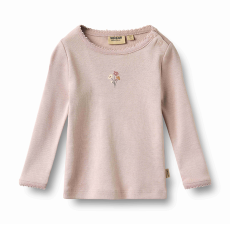 Belis Long Sleeve Shirt in Soft Lilac Print