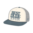 Best Dude Ever Trucker Hat in Natural/Jade front