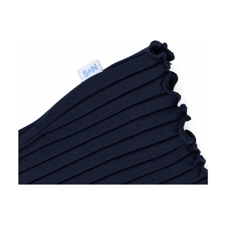 Kids Ruby Ruffle Top in Navy