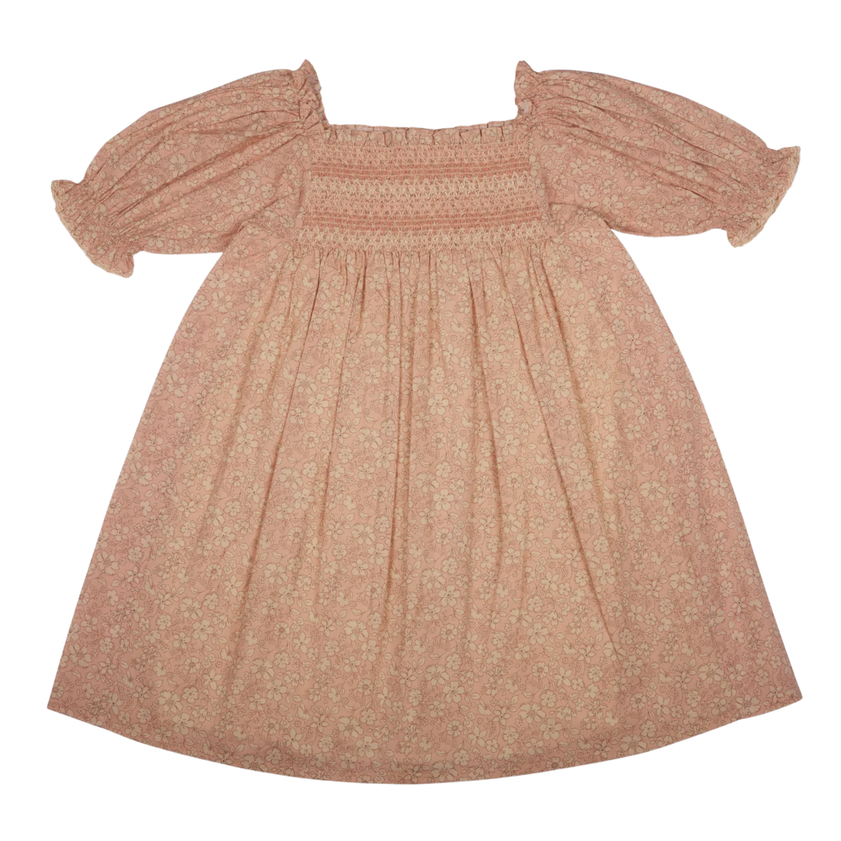 Caroline Dress in Garden Flowers back