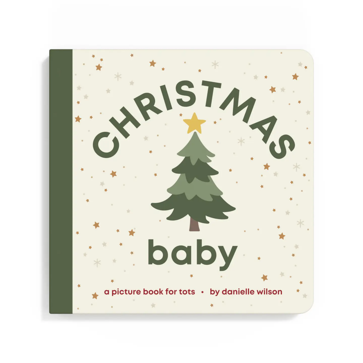 christmas themed book on white background