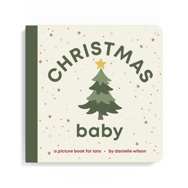 christmas themed book on white background