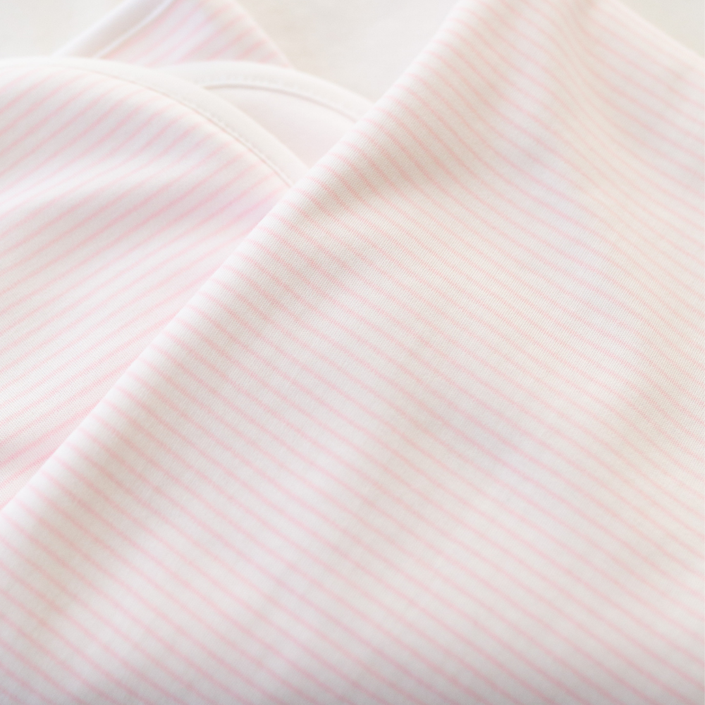 Classic Stripe Blanket in Pink 2nd details