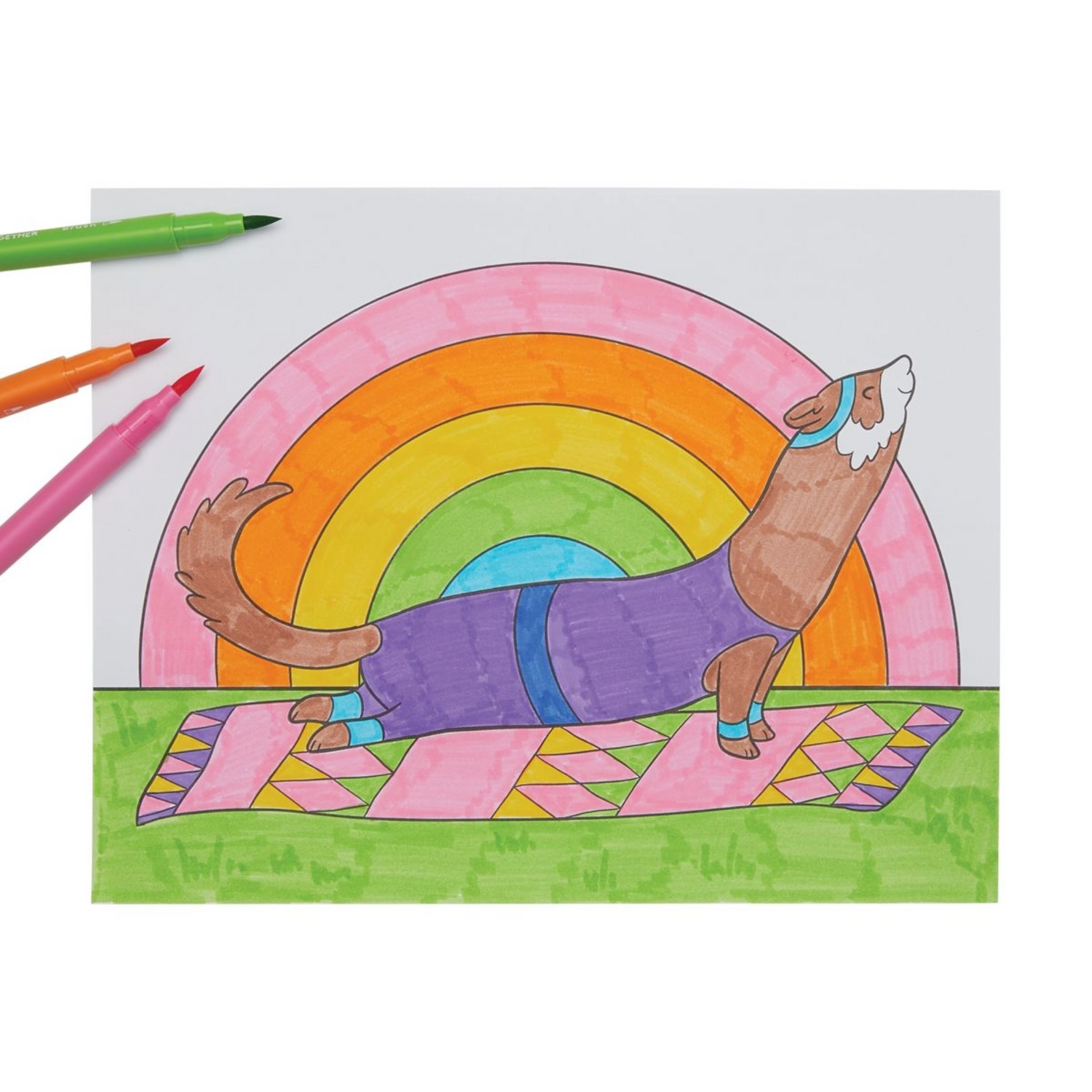 Color-In' Book: Work & Play Every Day inside