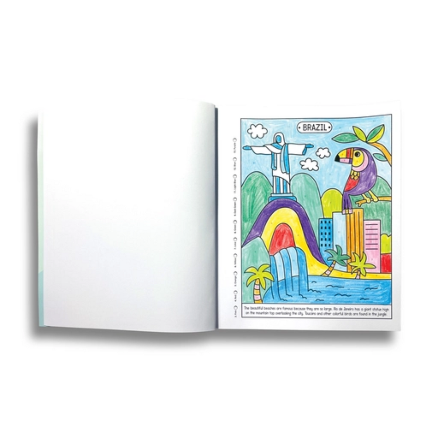 Color By Number Coloring Book - Wonderful World inside