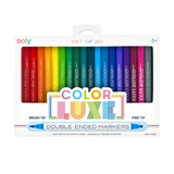 Color Luxe Double-Ended Markers - 20 pack front