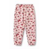 Cosmo Sweatpants in Almond Peach Bows
