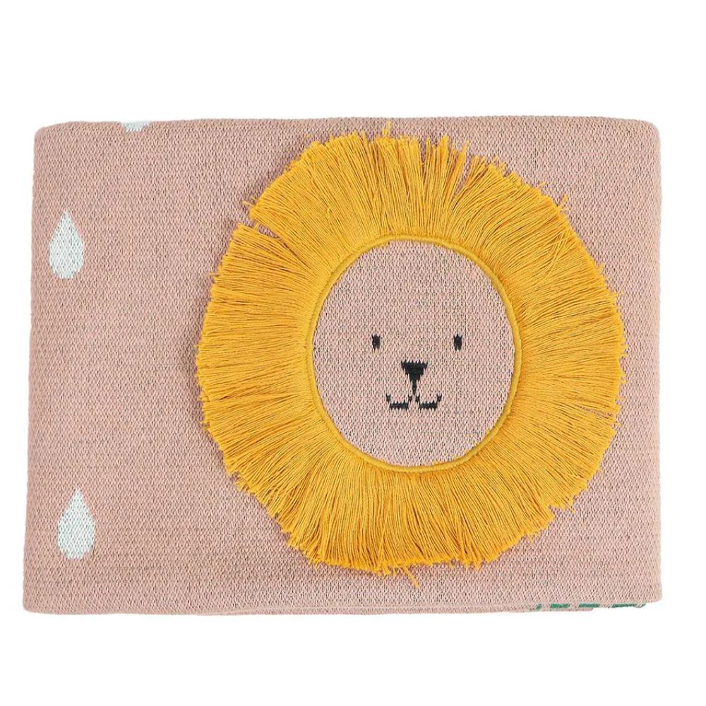 Cozy Knit Baby Blanket - Africa